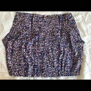 Beautiful polka dots back zipper skirt